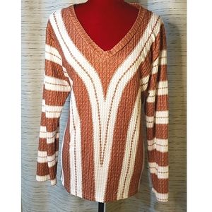 Misslook 2XL womens thermal herringbone top
